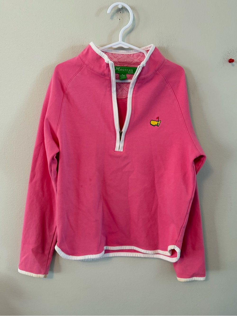 Masters Kids Pink Zip Up Sweater